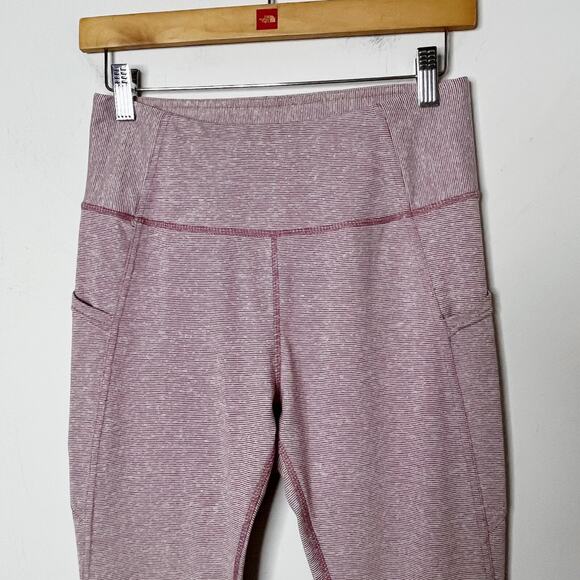 Danskin Women's Active Leggings S High Waist Space Dye Purple Ankle Athletic - Picture 4 of 8